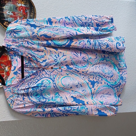 Lilly Pulitzer silk top - Picture 1 of 7